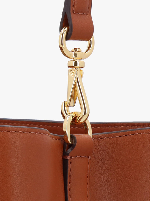 Marcy 26 Lauren Tan Leather Satchel Bag