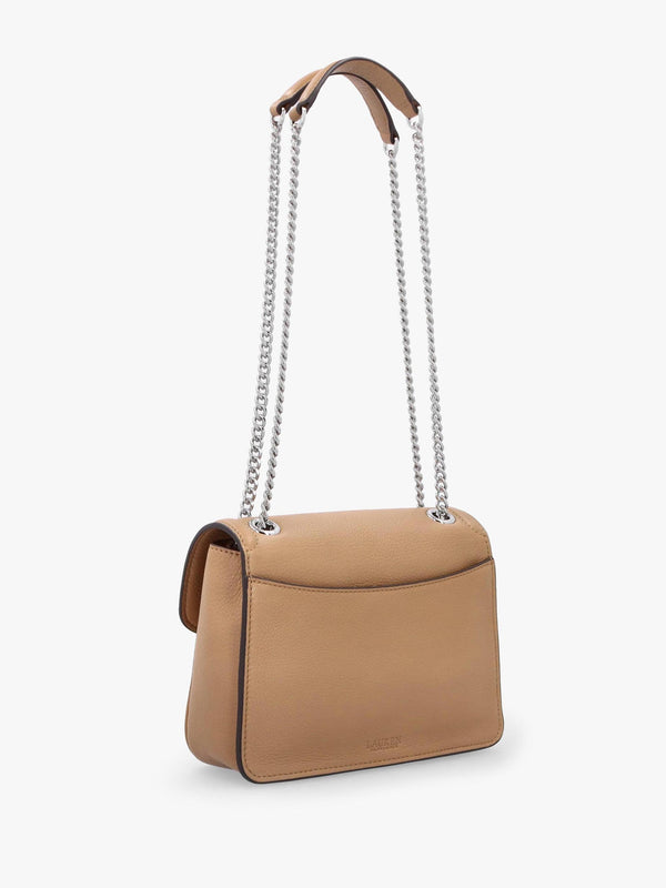 Small Bradley Convertible Camel Pebbled Leather Shoulder Bag