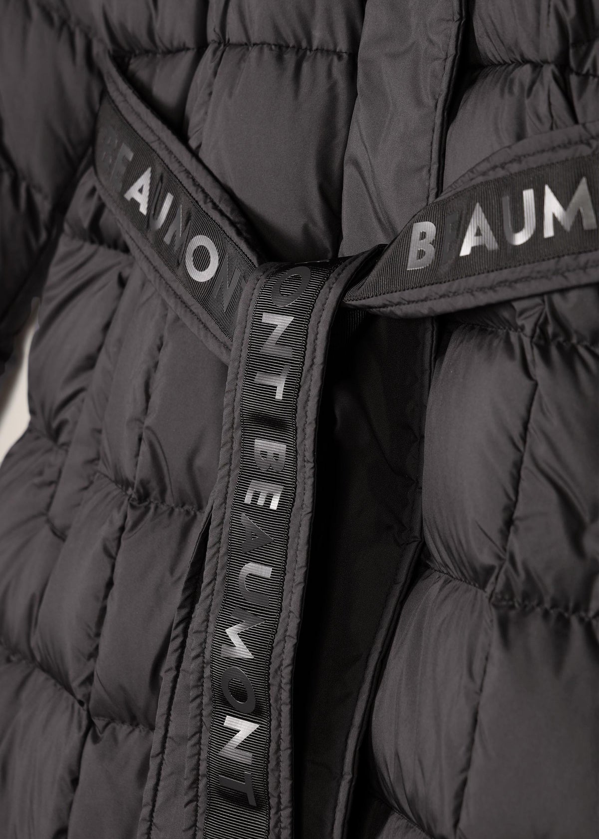 Zahra Black Longline Puffa Coat