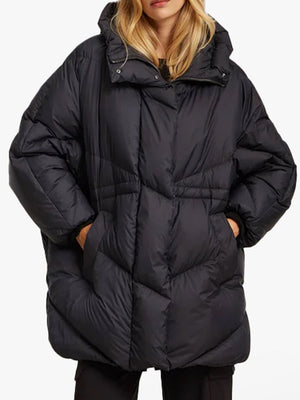 Lorelei Black Statement Puffa Coat