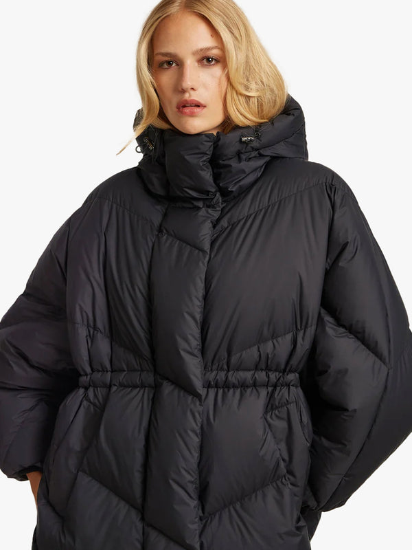 Lorelei Black Statement Puffa Coat