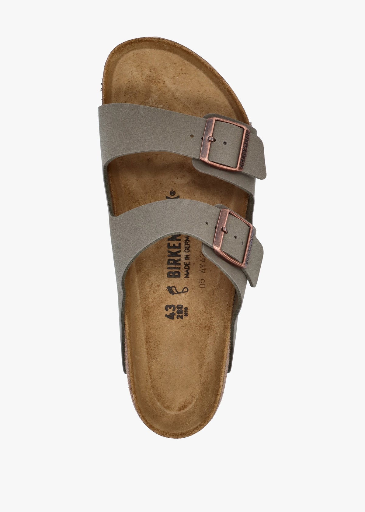 Men's Arizona Birko-Flor Stone Two Bar Mules