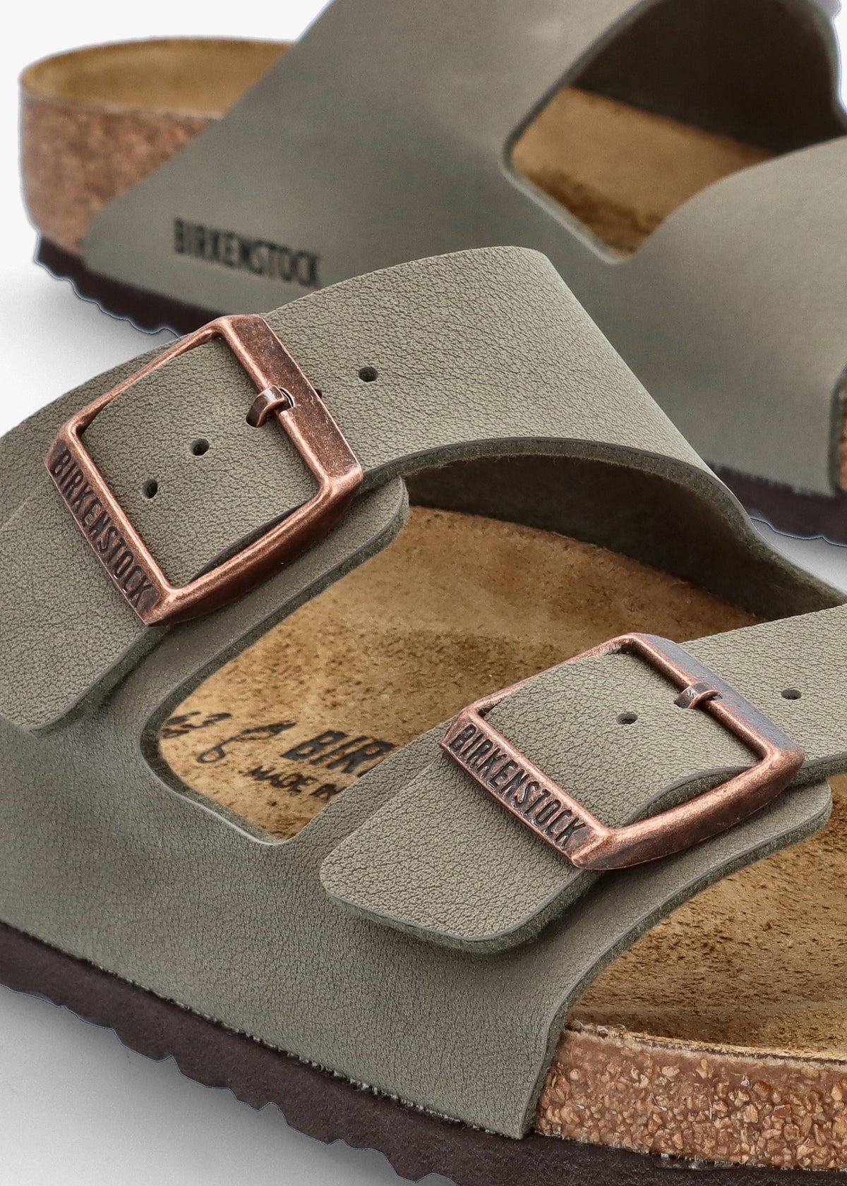 Men's Arizona Birko-Flor Stone Two Bar Mules