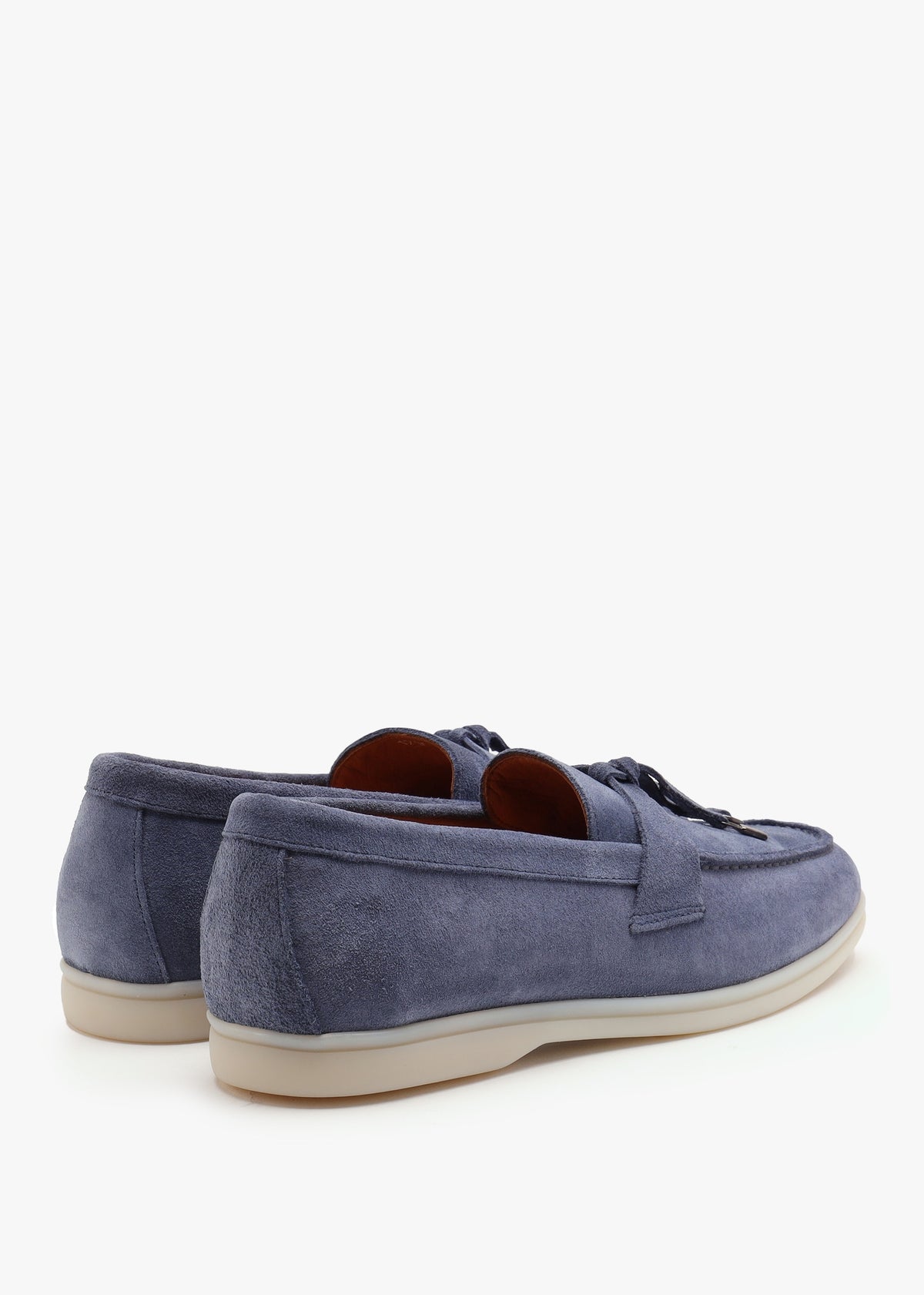 Siani Blue Suede Loafers