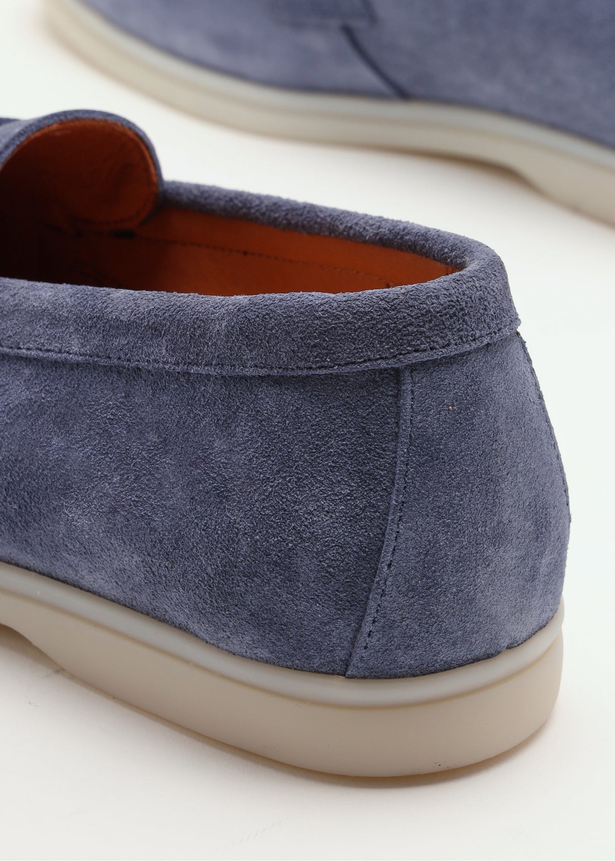 Siani Blue Suede Loafers