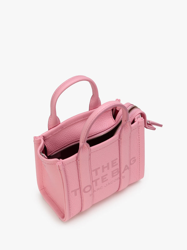 The Leather Ribbon Pink Cross-Body Tote Bag