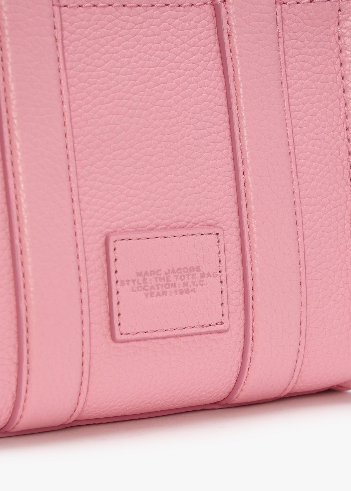 The Leather Ribbon Pink Cross-Body Tote Bag