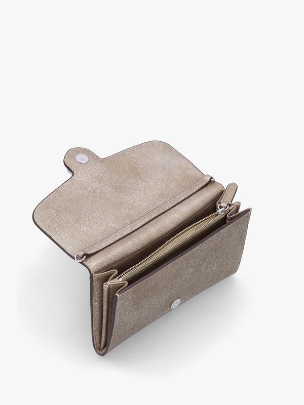 Medium Adair 20 Transition Silver Leather Cross-Body Bag