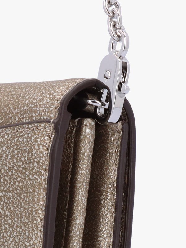 Medium Adair 20 Transition Silver Leather Cross-Body Bag