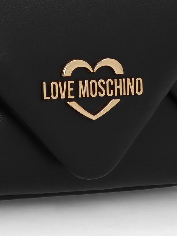 Envelope Black Shoulder Bag
