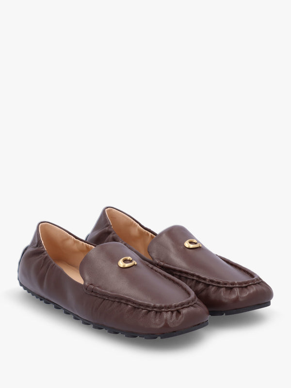 Ronnie Maple Leather Loafers