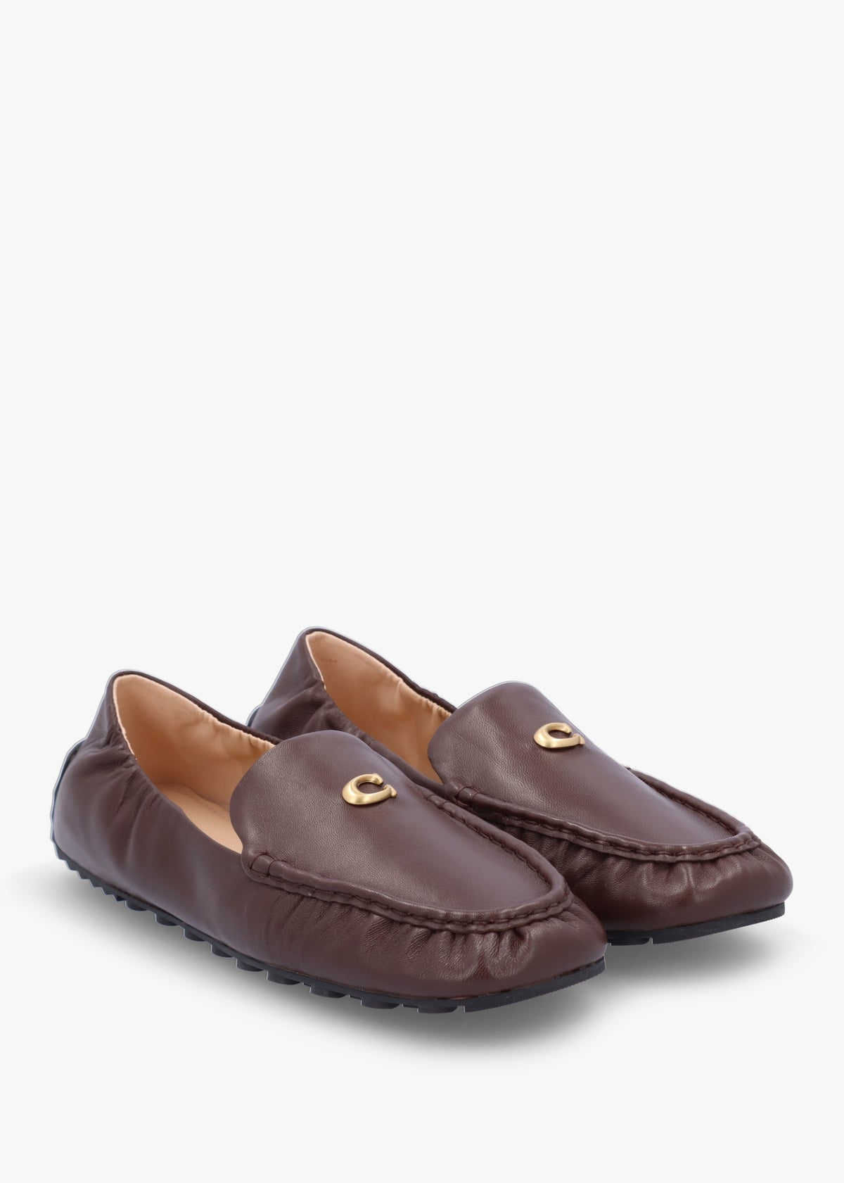 Ronnie Maple Leather Loafers
