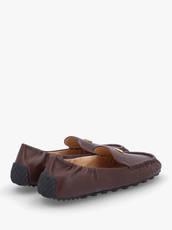 Ronnie Maple Leather Loafers