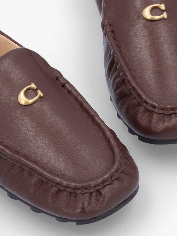 Ronnie Maple Leather Loafers