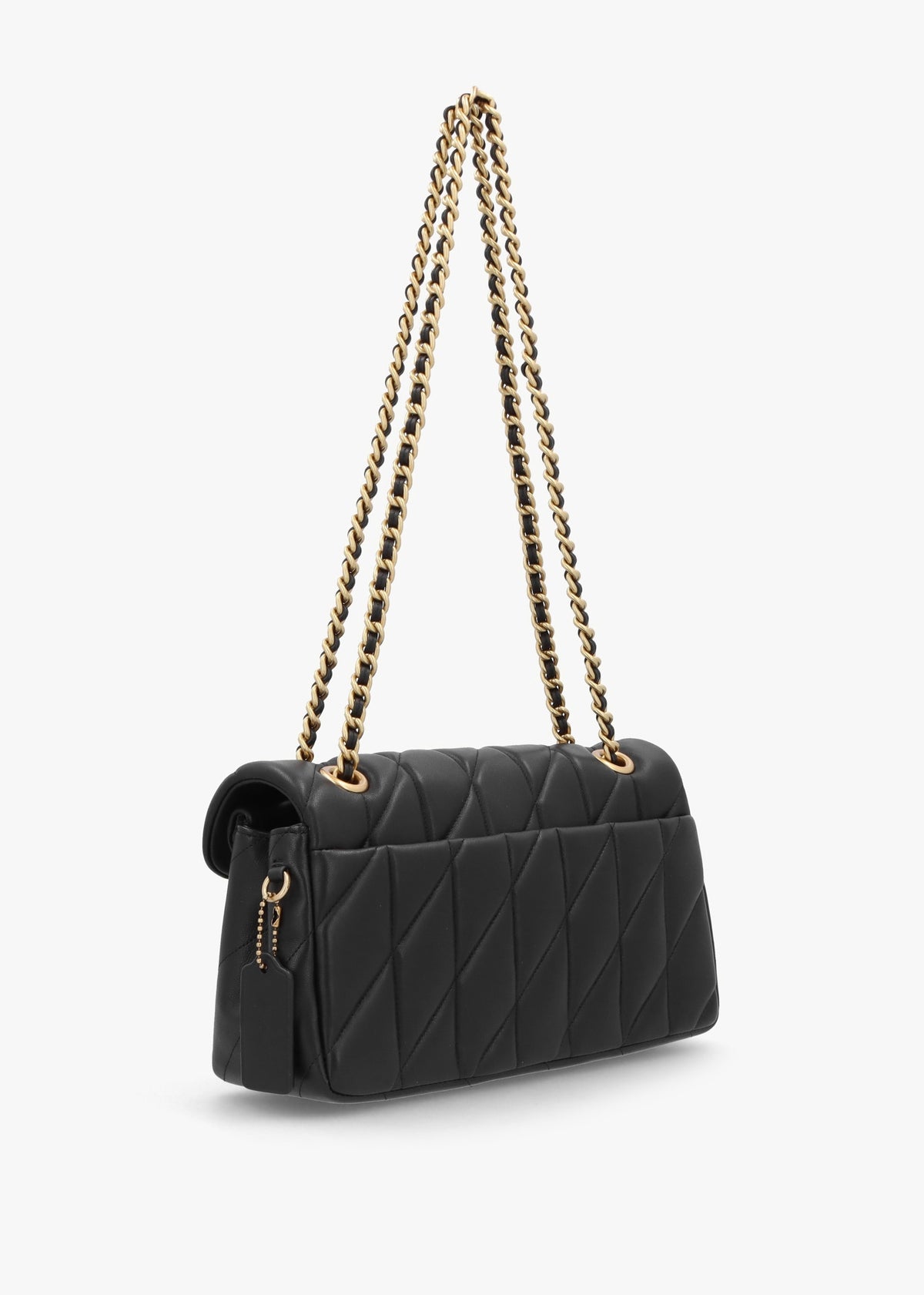 Tabby Quilted 26 Black Leather Shoulder Bag