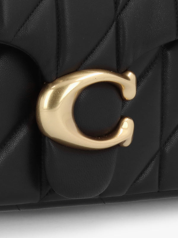 Tabby Quilted 26 Black Leather Shoulder Bag