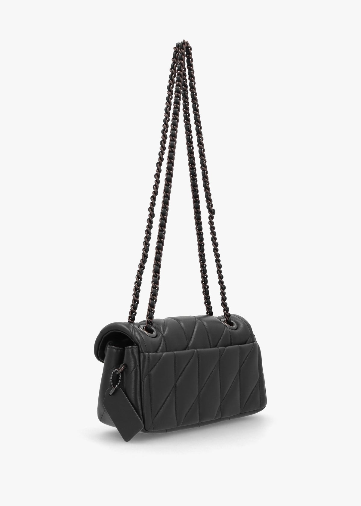Tabby 20 Quilted Black Leather Shoulder Bag