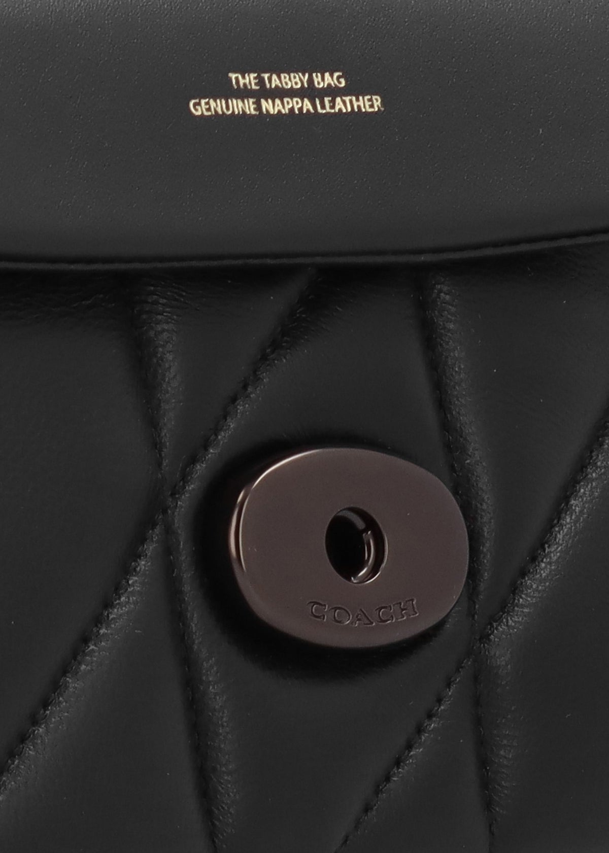 Tabby 20 Quilted Black Leather Shoulder Bag