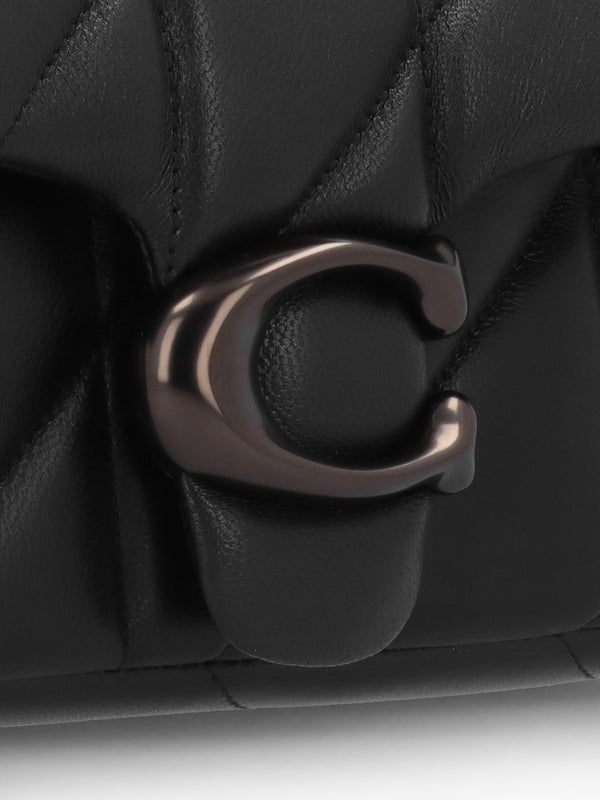 Tabby 20 Quilted Black Leather Shoulder Bag
