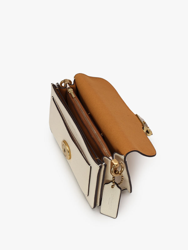 Tabby 20 Chalk Leather Shoulder Bag