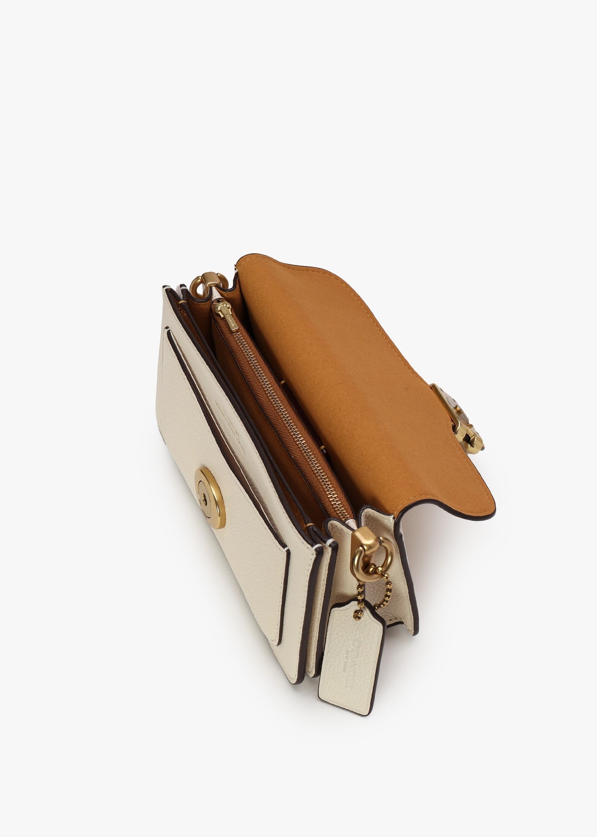 Tabby 20 Chalk Leather Shoulder Bag