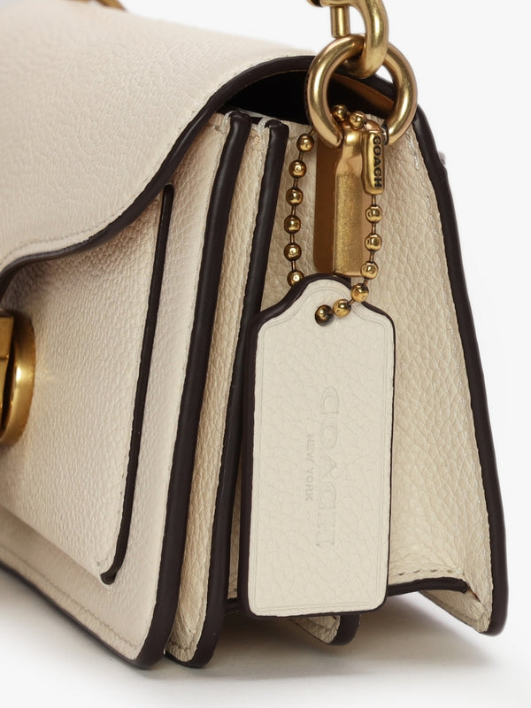 Tabby 20 Chalk Leather Shoulder Bag