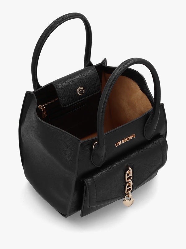 Link Nero Logo Tote Bag