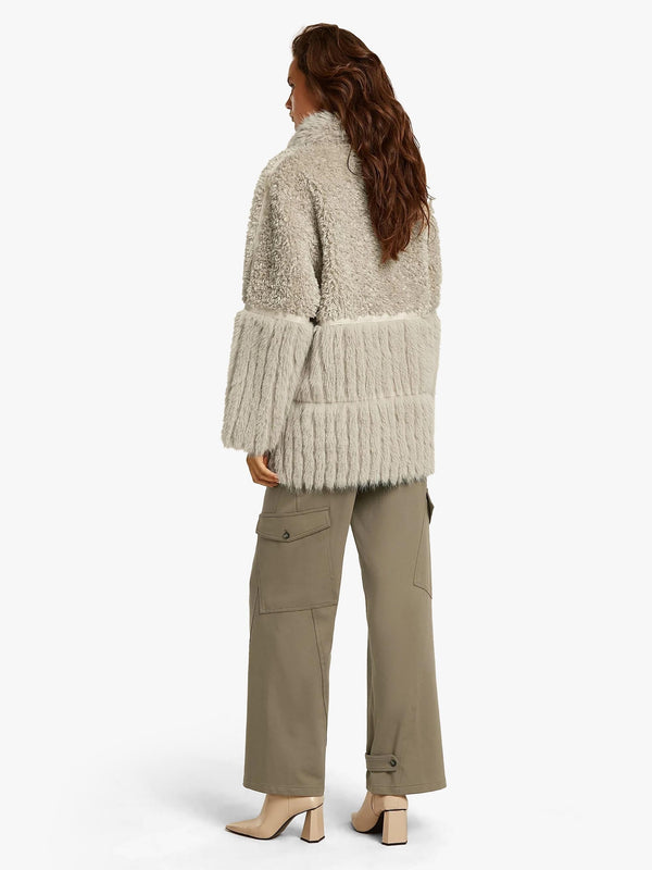 Kaia Kit Recycled Faux Fur Oversized Coat