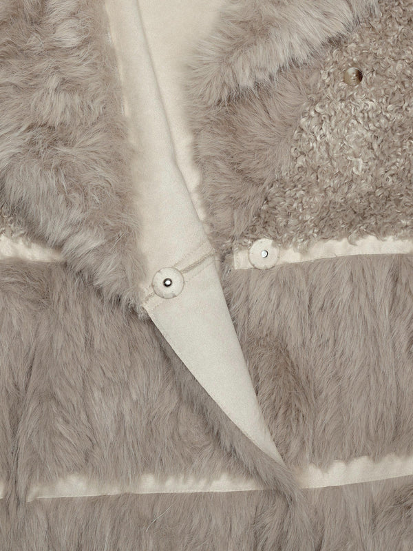 Kaia Kit Recycled Faux Fur Oversized Coat