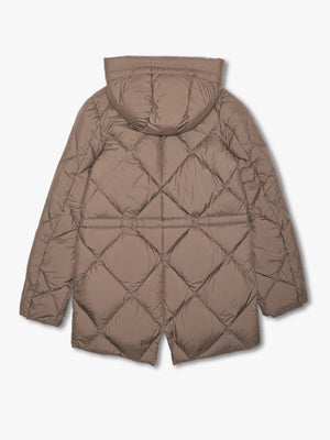 Luke Fungi Diamond Quilt Puffa Coat