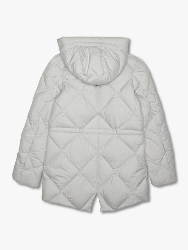 Luke Moonstone Diamond Quilt Puffa Coat