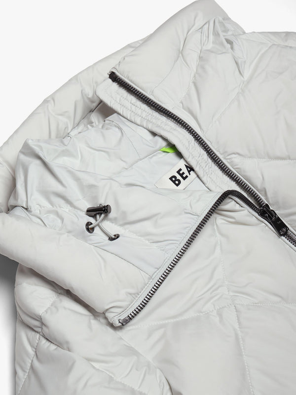 Luke Moonstone Diamond Quilt Puffa Coat