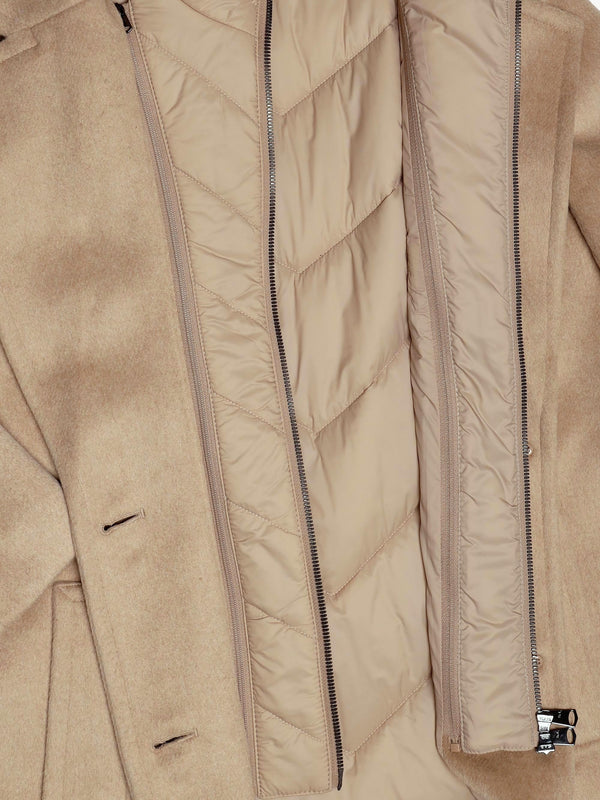 Skylar Sand Heather Wool Blazer Coat