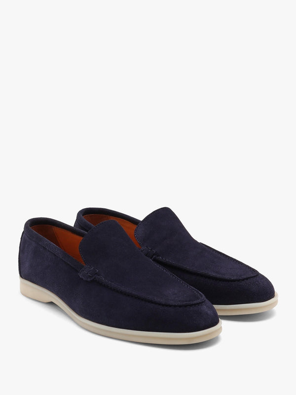 Men’s Soro Navy Suede Loafers