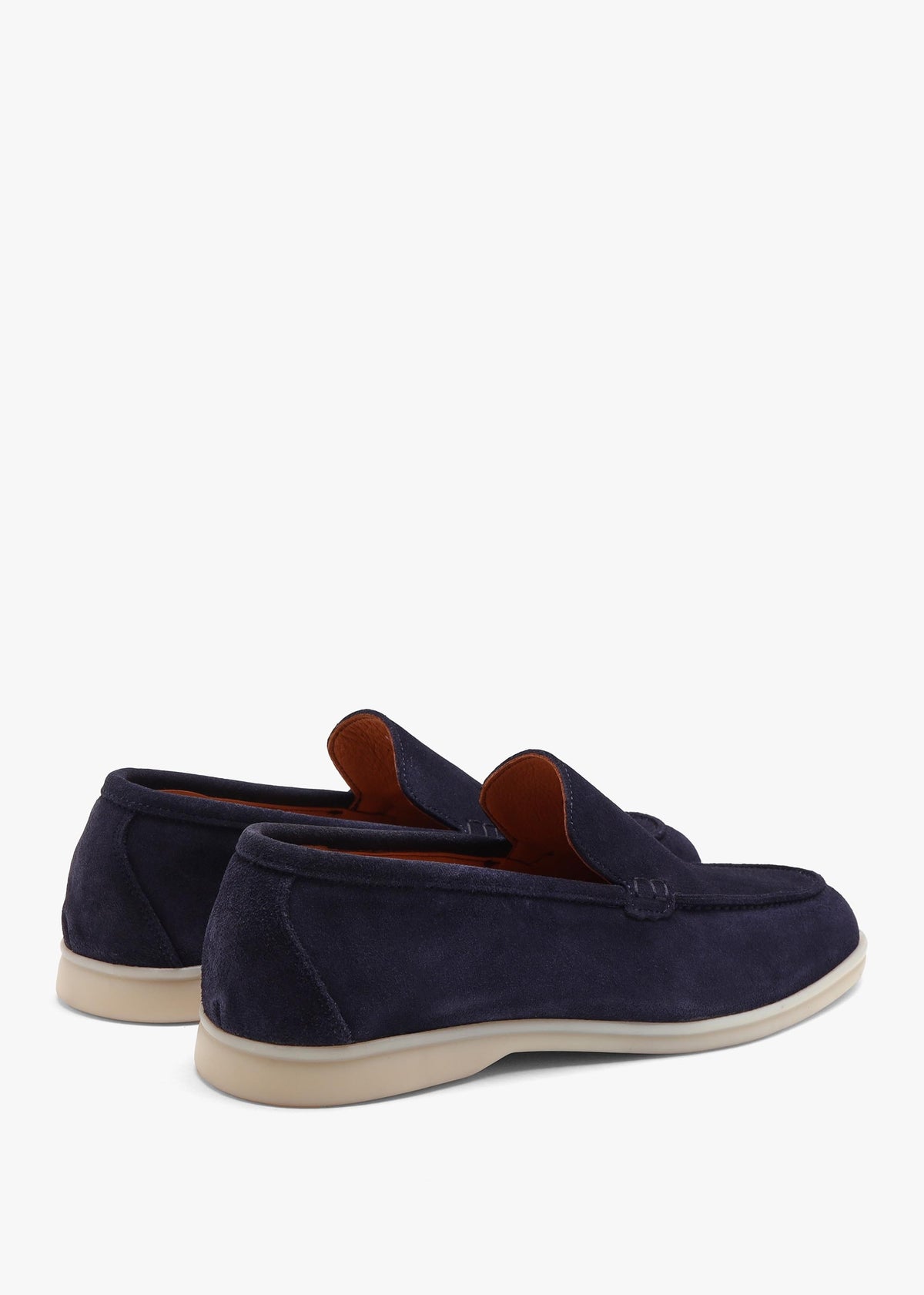 Men’s Soro Navy Suede Loafers