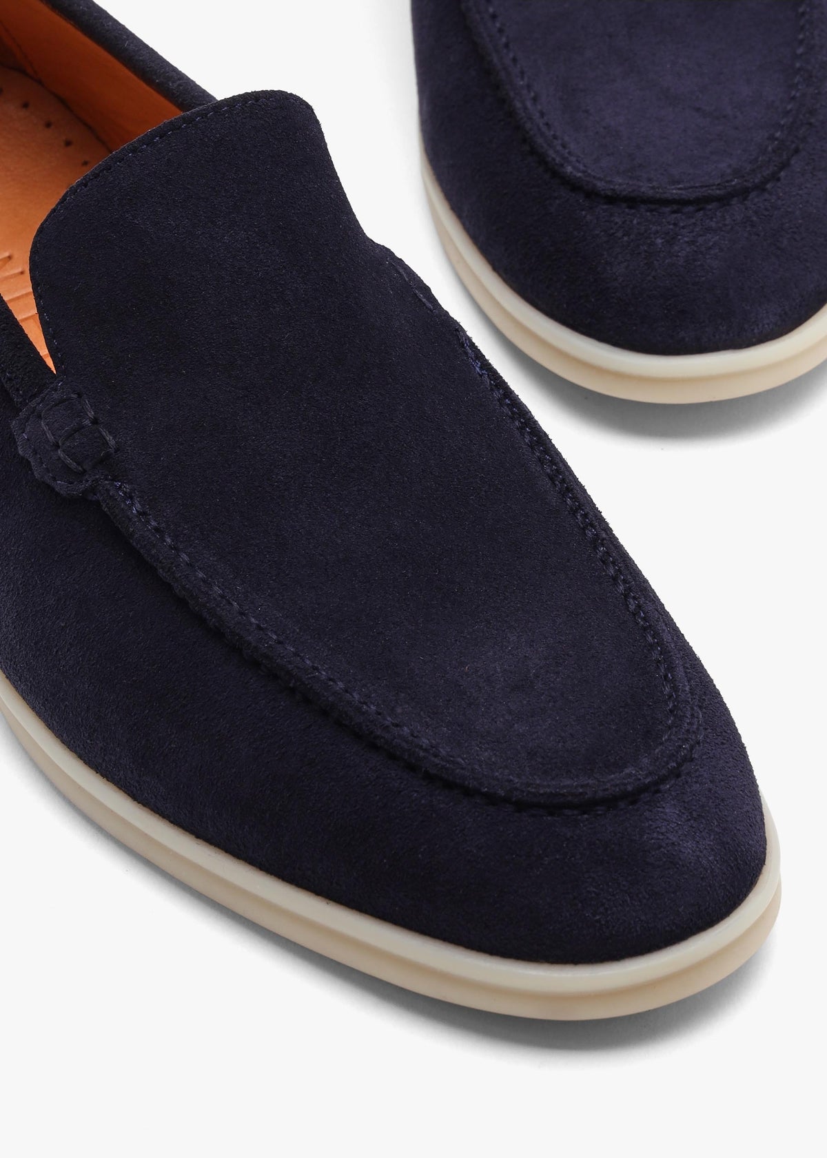 Men’s Soro Navy Suede Loafers