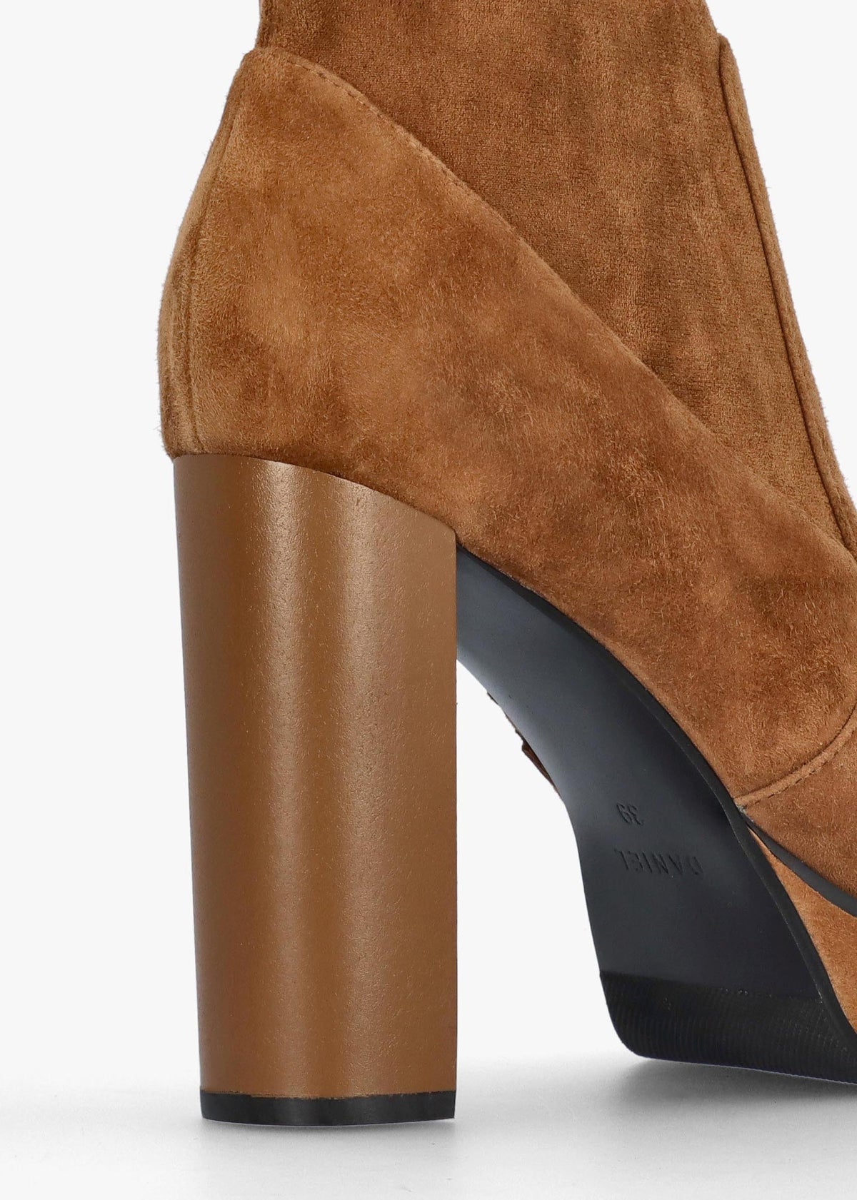 Sippy Tan Suede Over The Knee Platform Heeled Boots