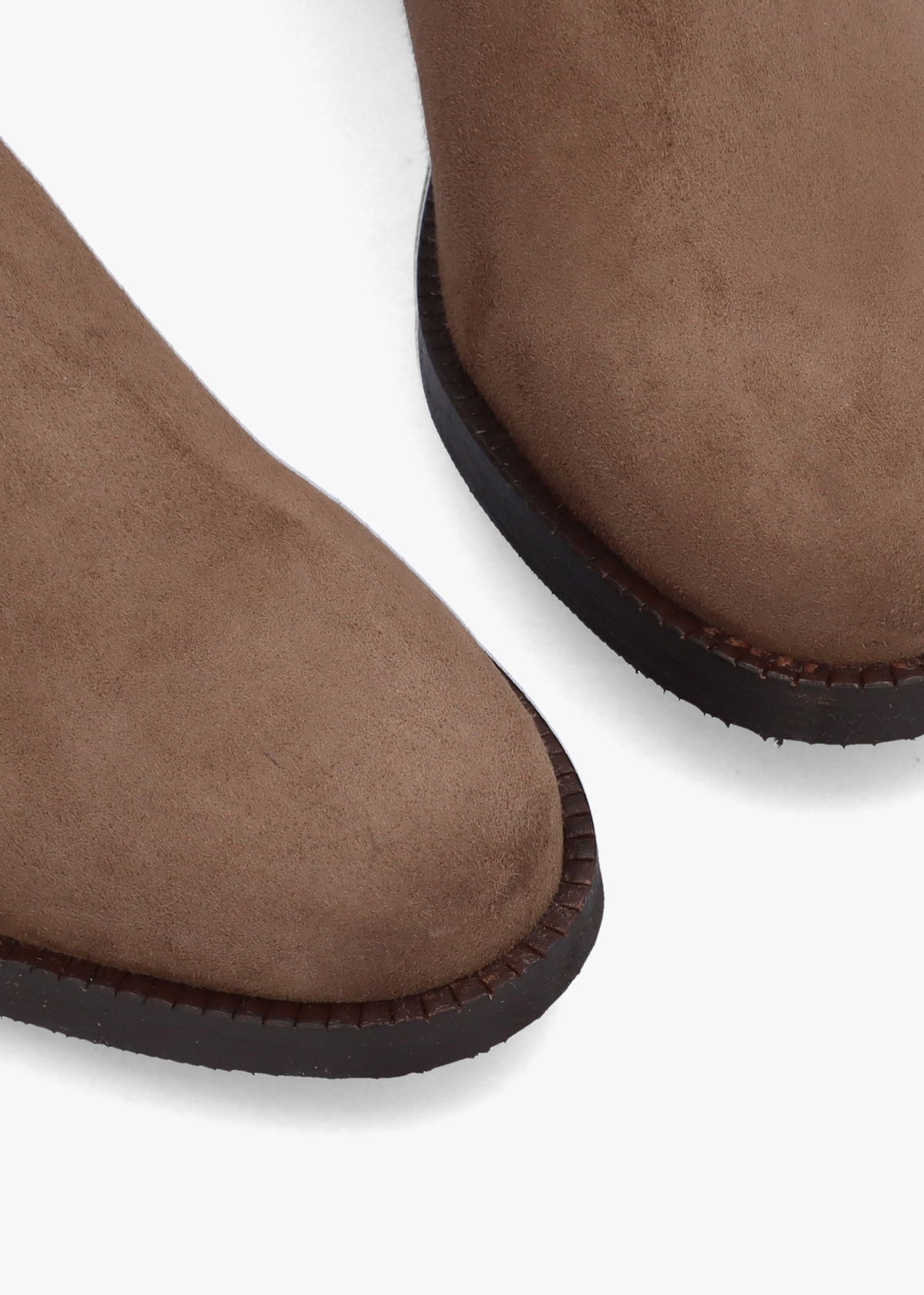 Giselle Taupe Suede Over The Knee Boots