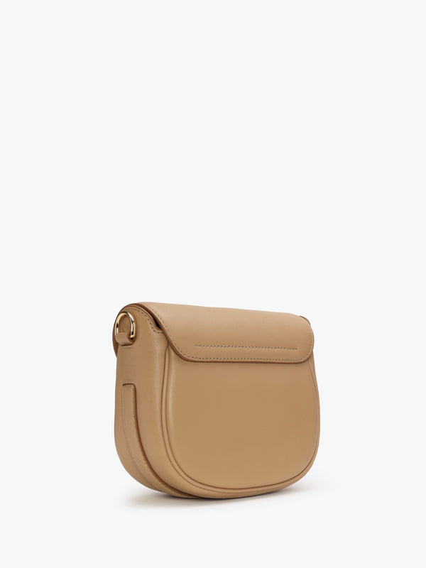 The Covered J Marc Camel Leather Saddle Bag