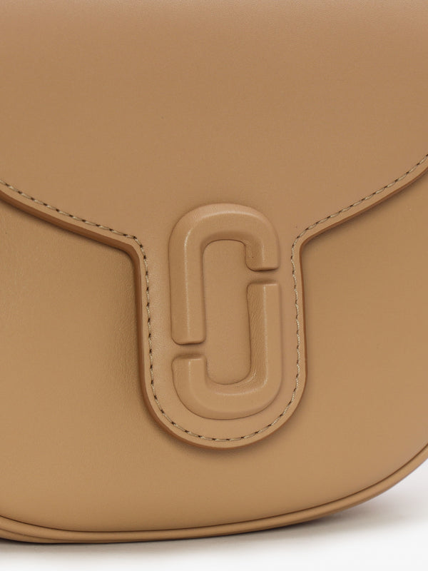 The Covered J Marc Camel Leather Saddle Bag