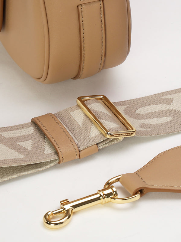 The Covered J Marc Camel Leather Saddle Bag