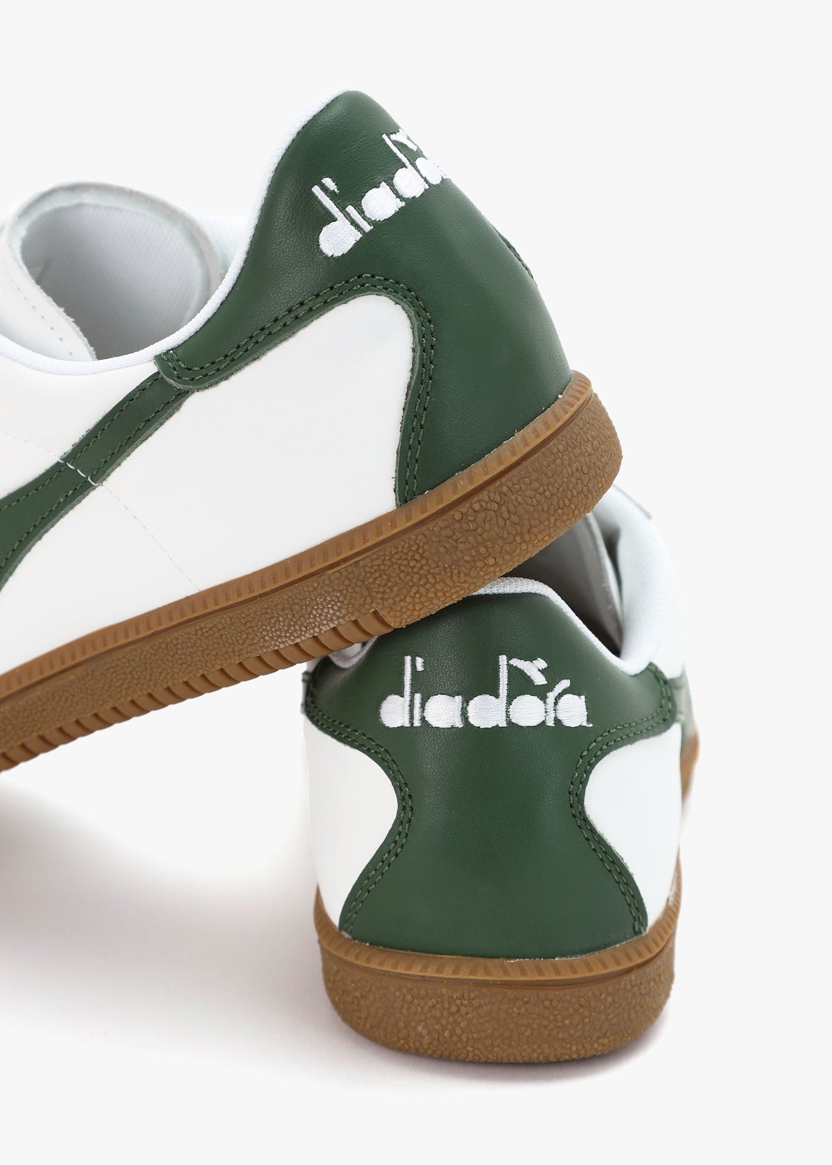 Men's White Foliage Green Trainers
