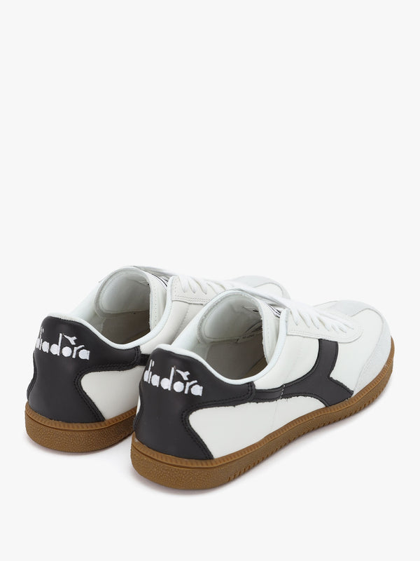 Men's White Black Trainers