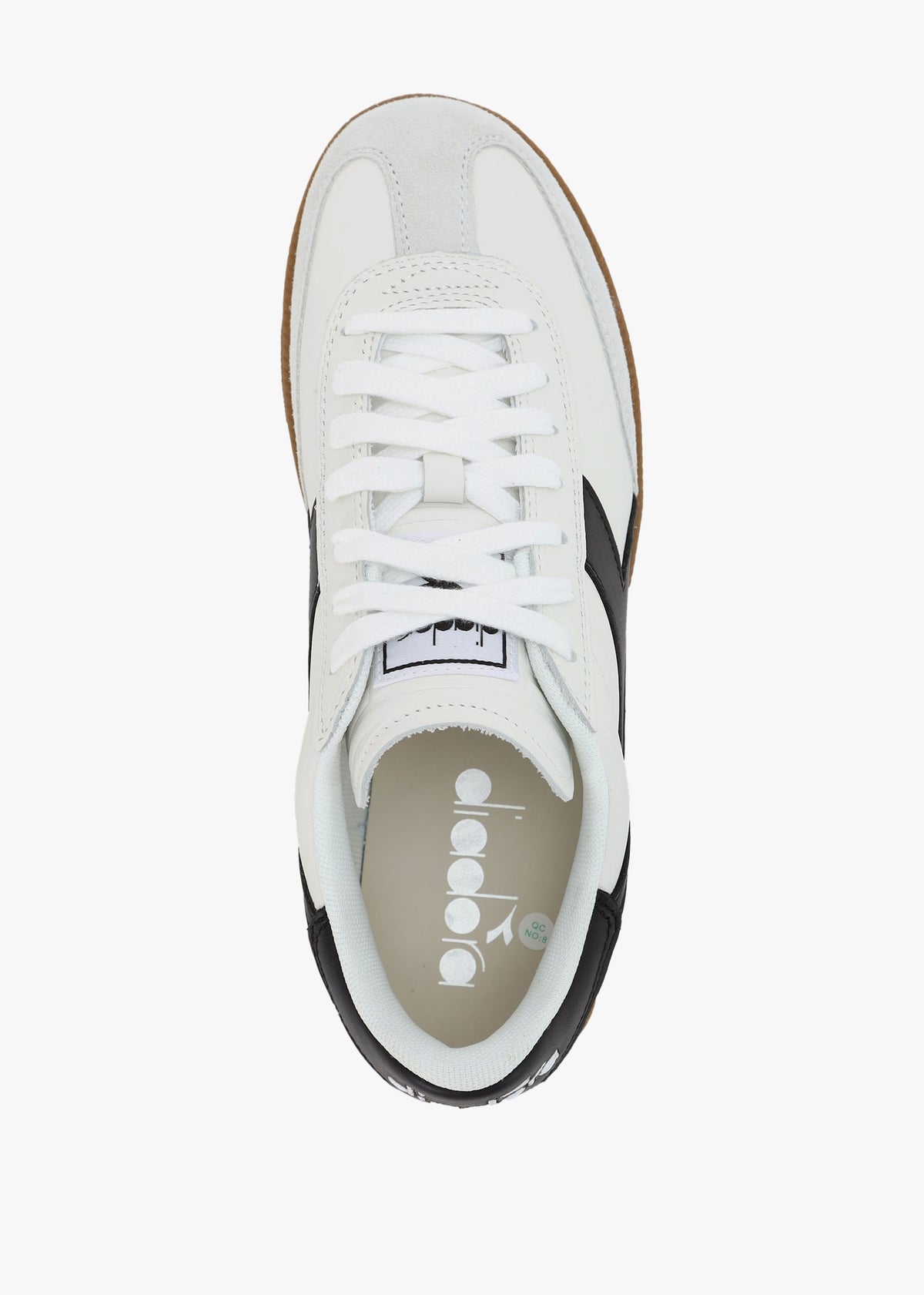 Men's White Black Trainers