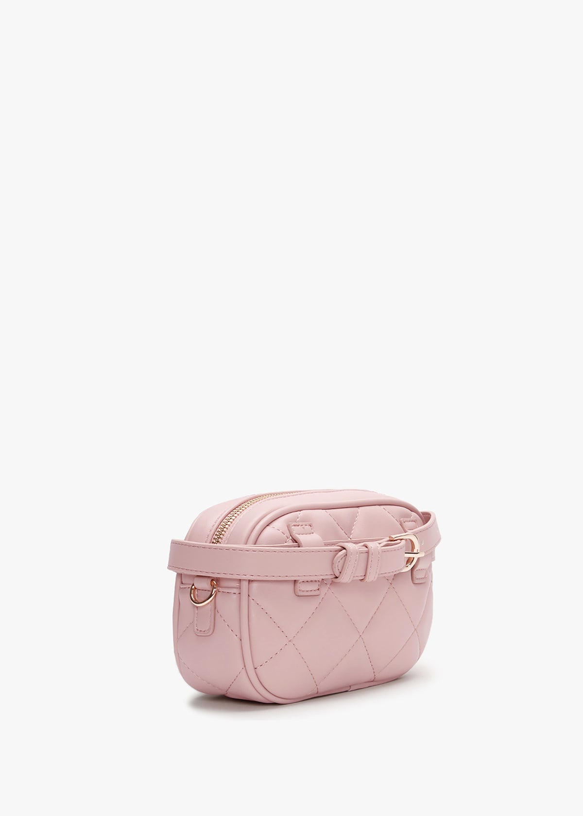 Ocarina Cipria Quilted Chain Strap Belt Bag