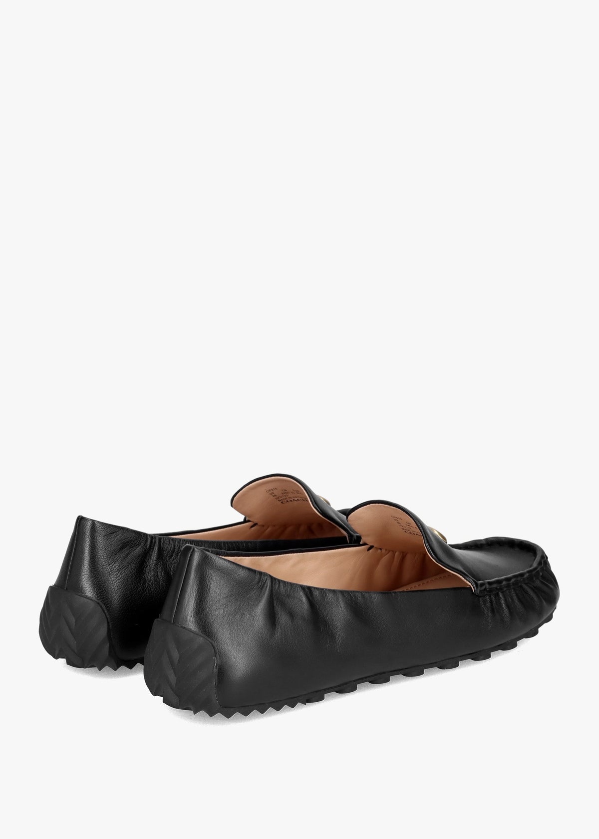 Ronnie Black Leather Loafers