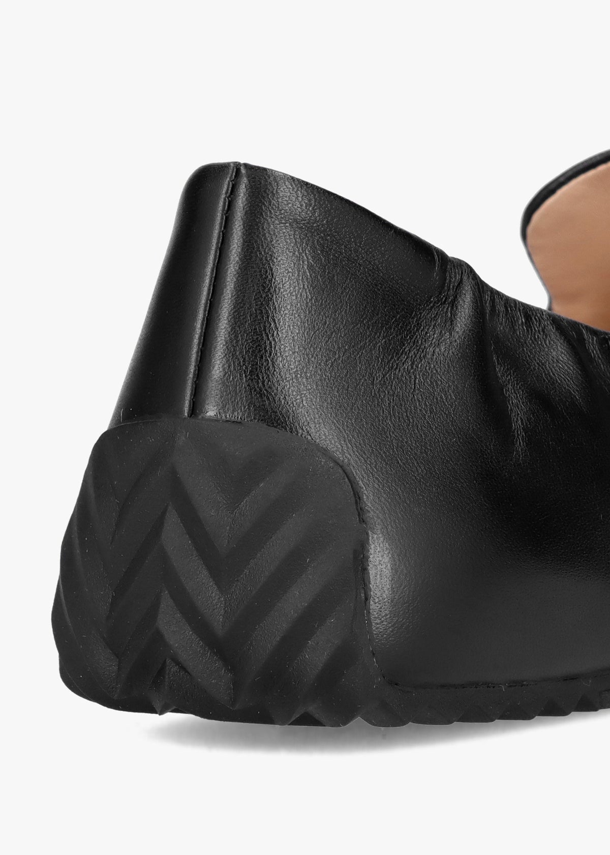Ronnie Black Leather Loafers