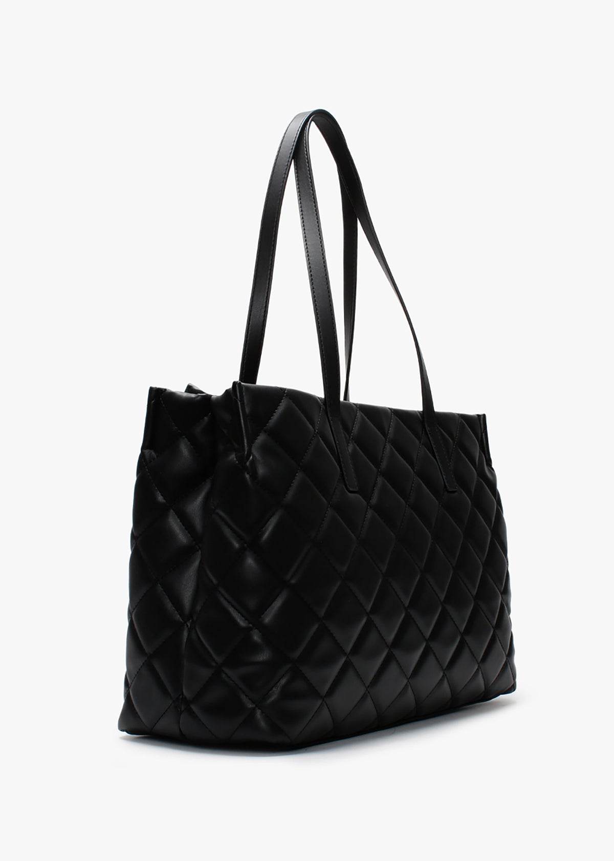 Ocarina Black Quilted Tote Bag