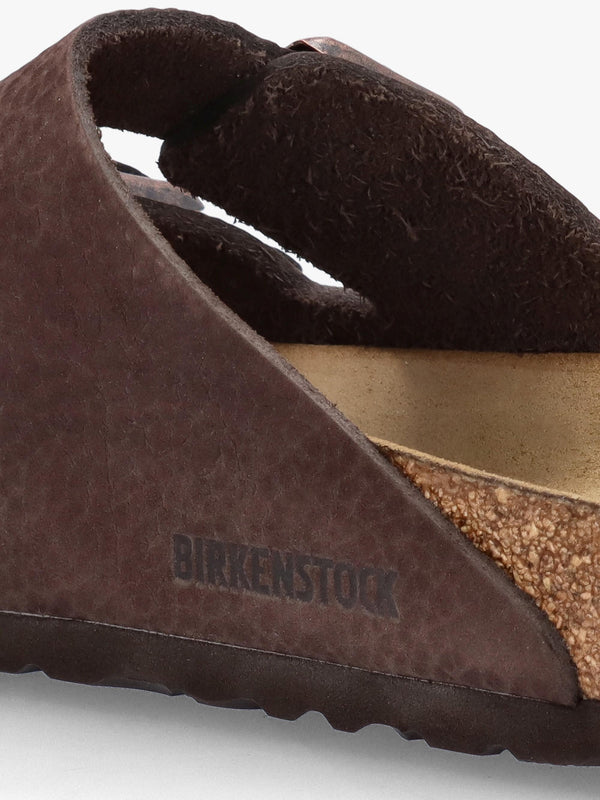 Men's Arizona Desert Buck Roast Nubuck Leather Two Bar Mules