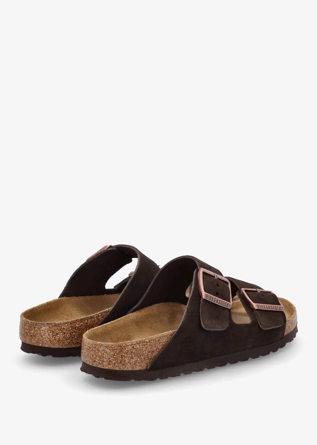 Arizona Mocca Suede Two Bar Mules